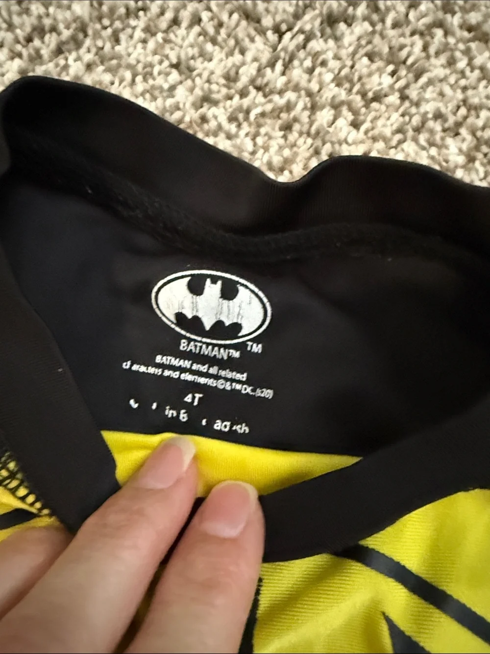 Boys Batman Rash guard set - Picture 2 of 8